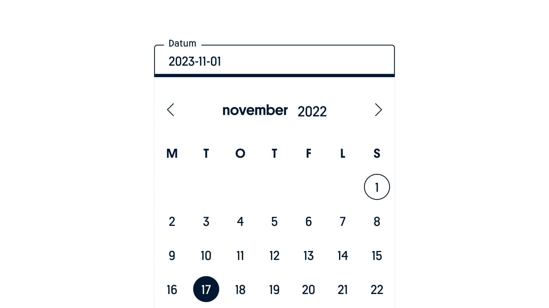 Standard calendar