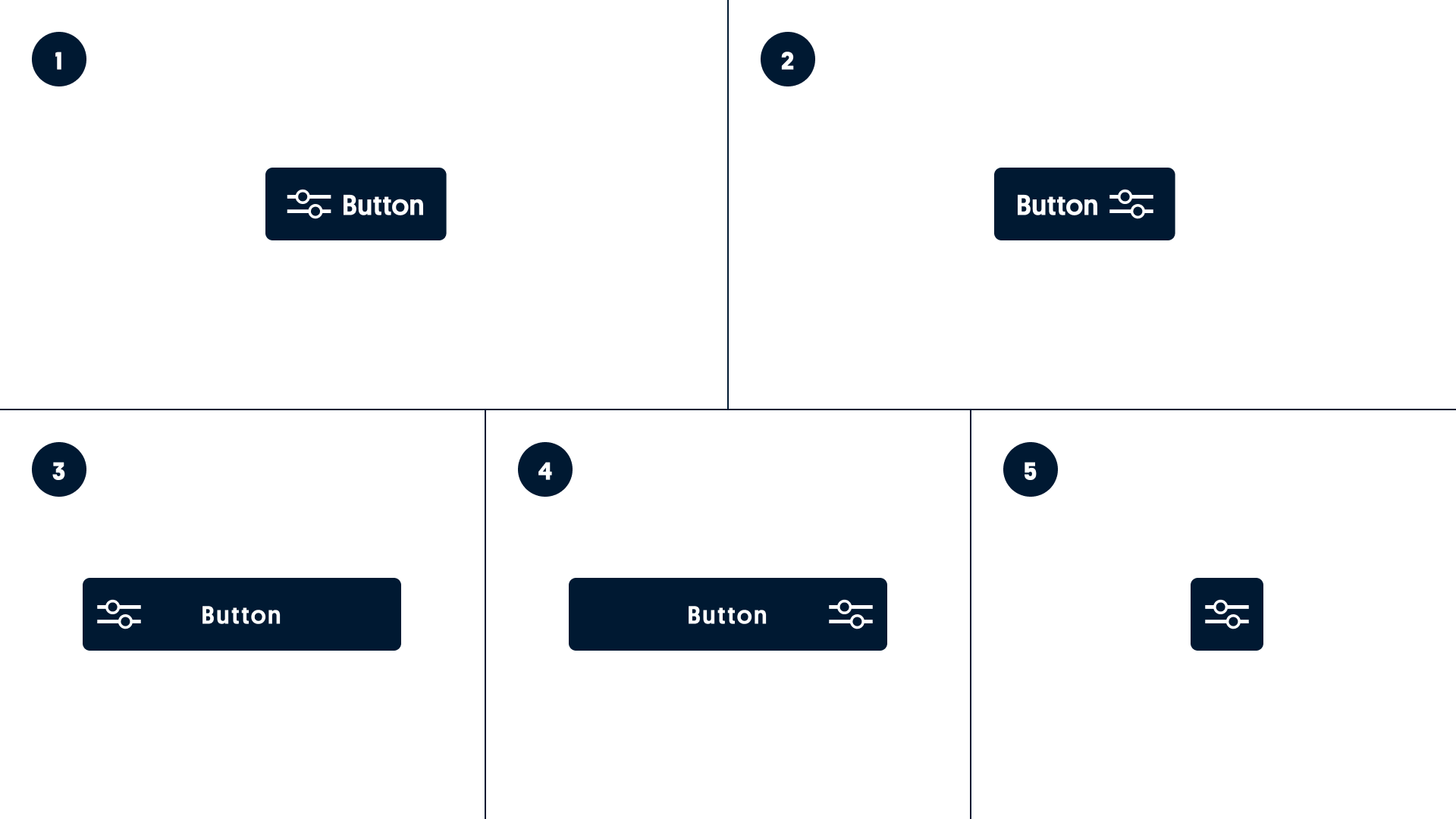 Button with icons