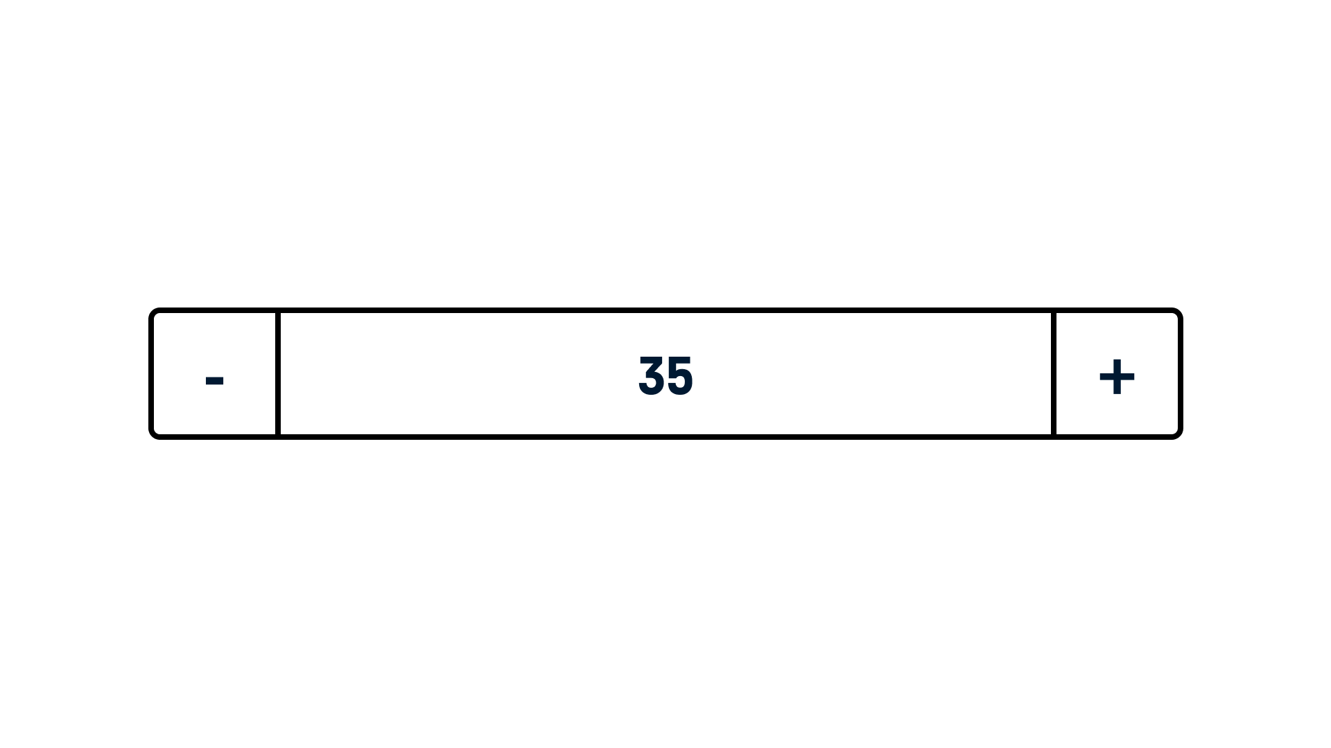 Number Input button