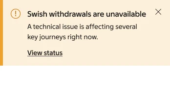 System notice