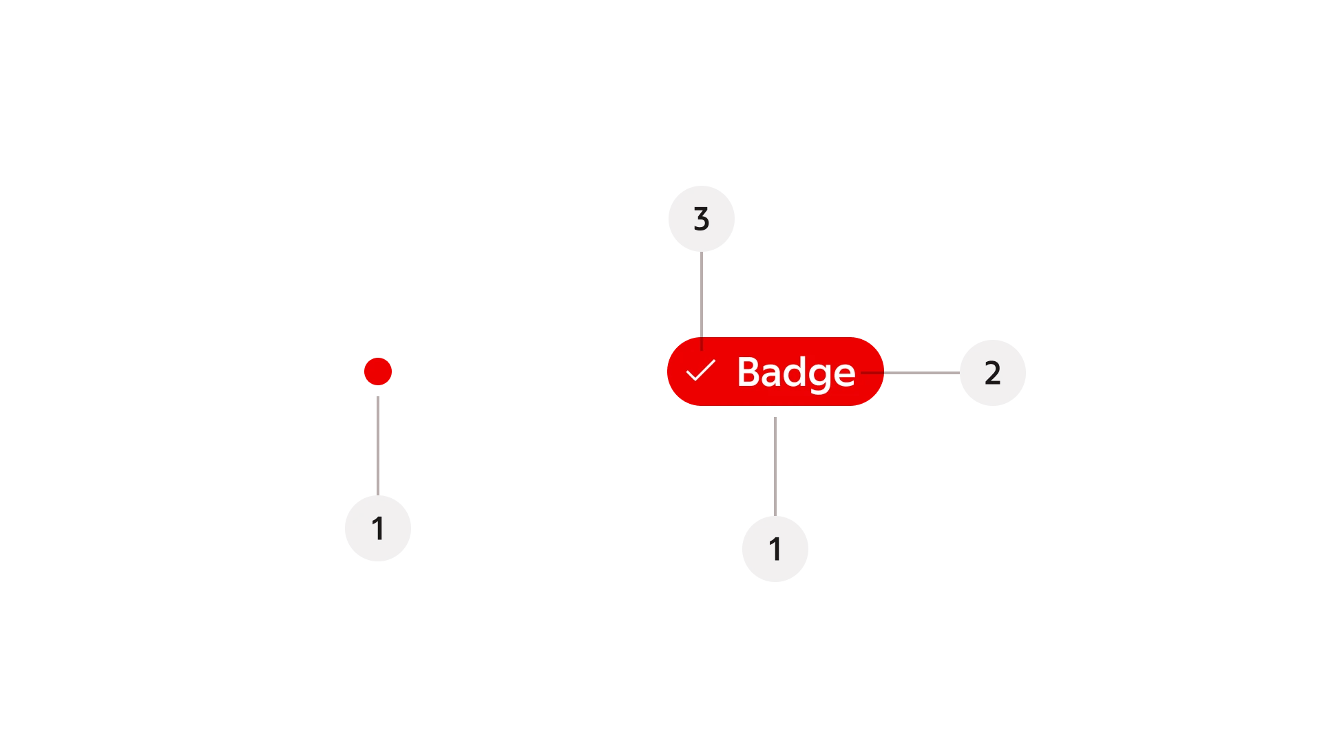 Badge anatomy