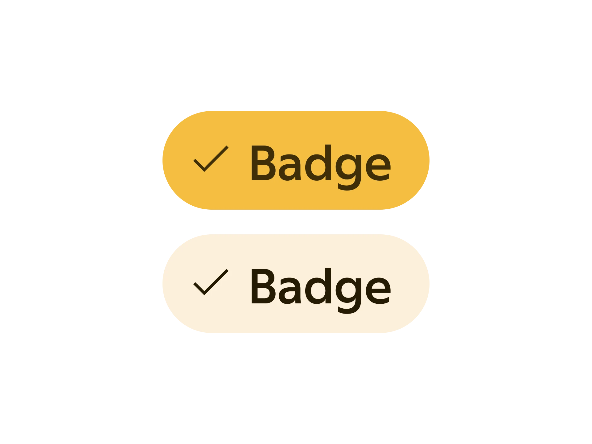 Attention badges
