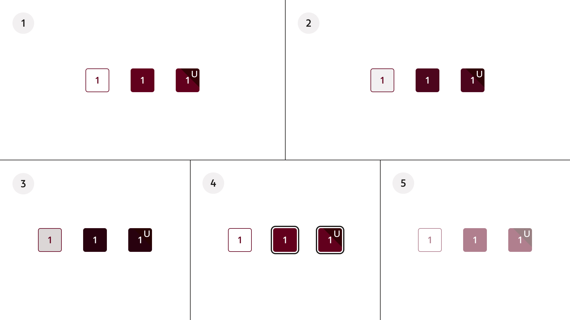 bet button: Interaction states