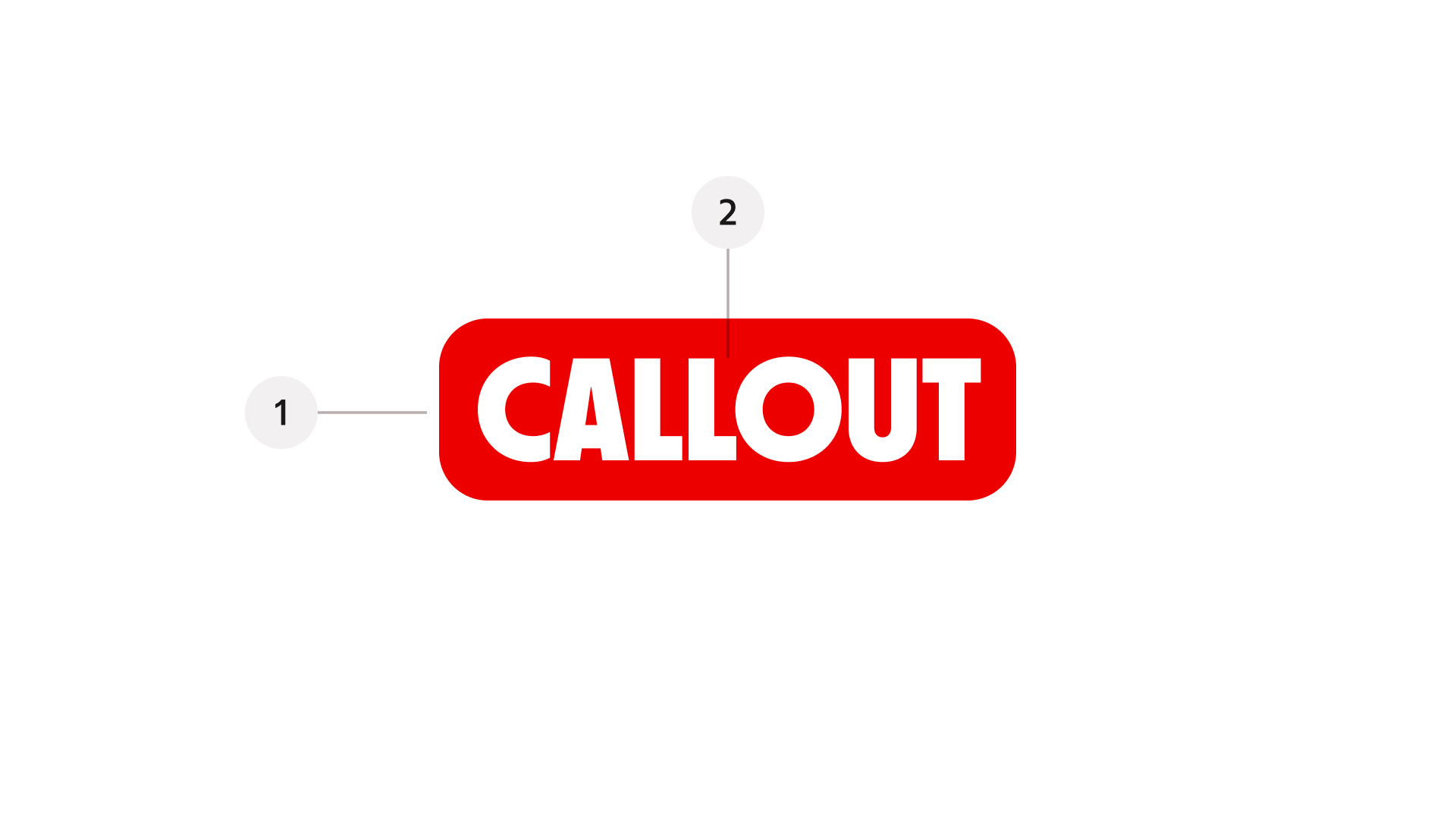 callout: Single
