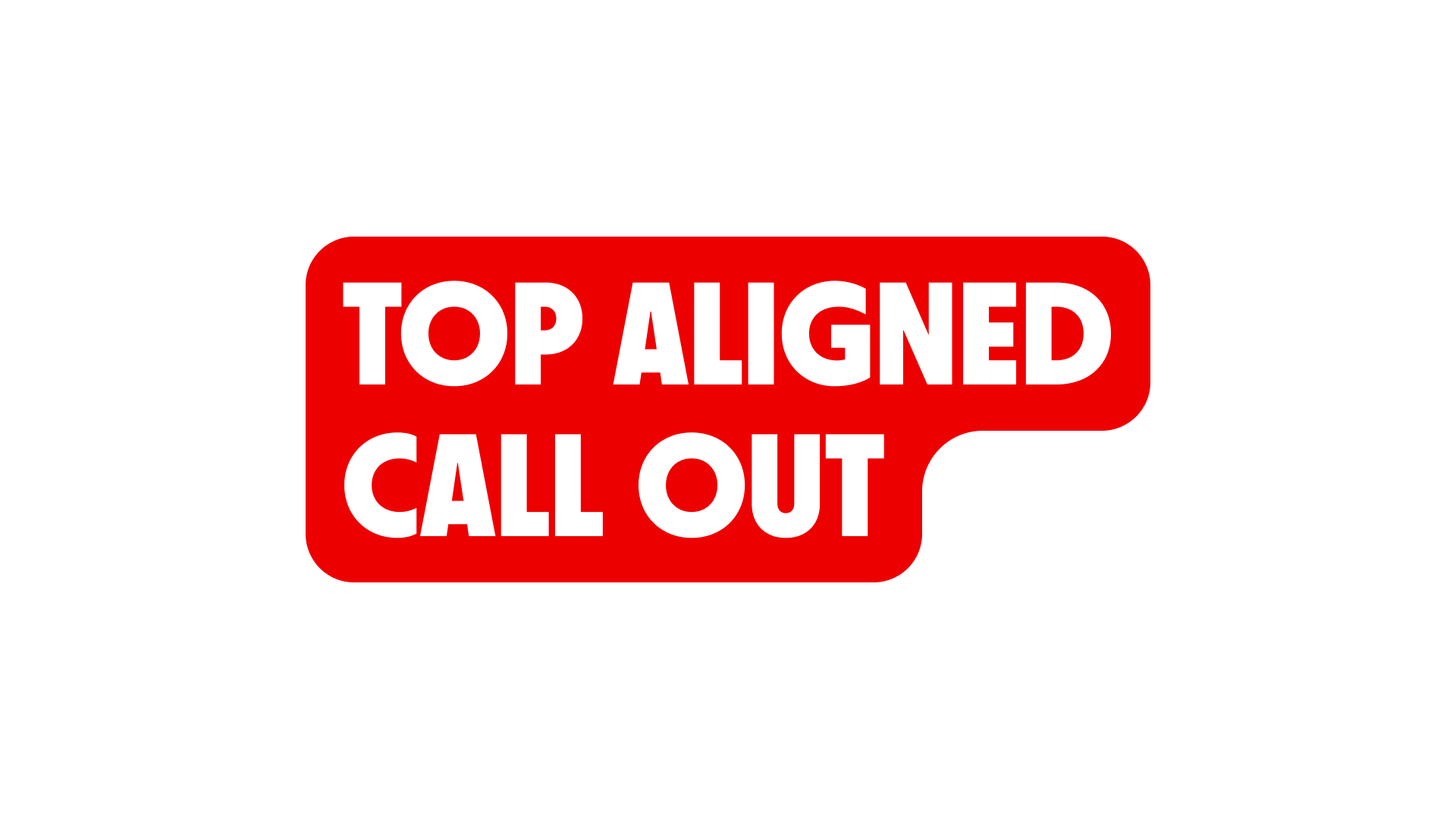 callout: Rows — Two (top-aligned)