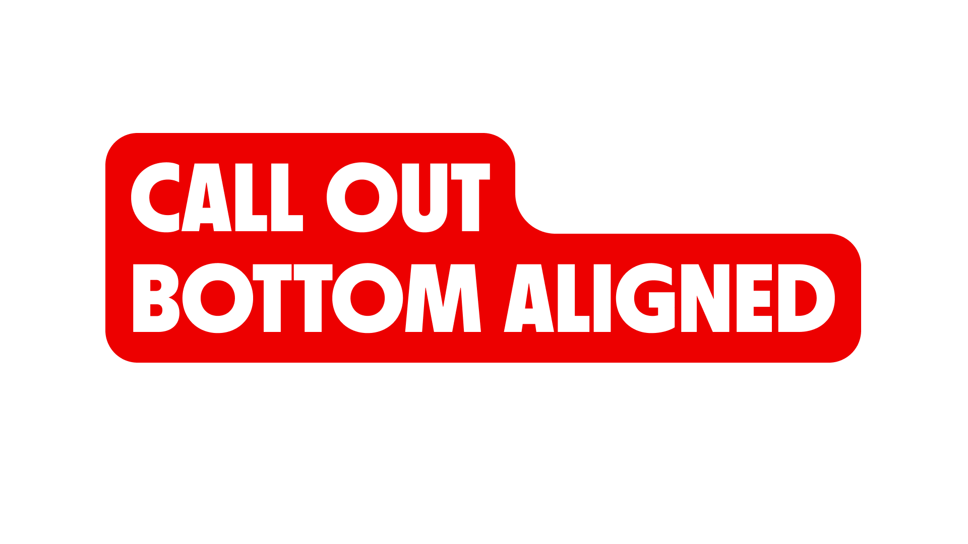 callout: Rows — Two (bottom-aligned)