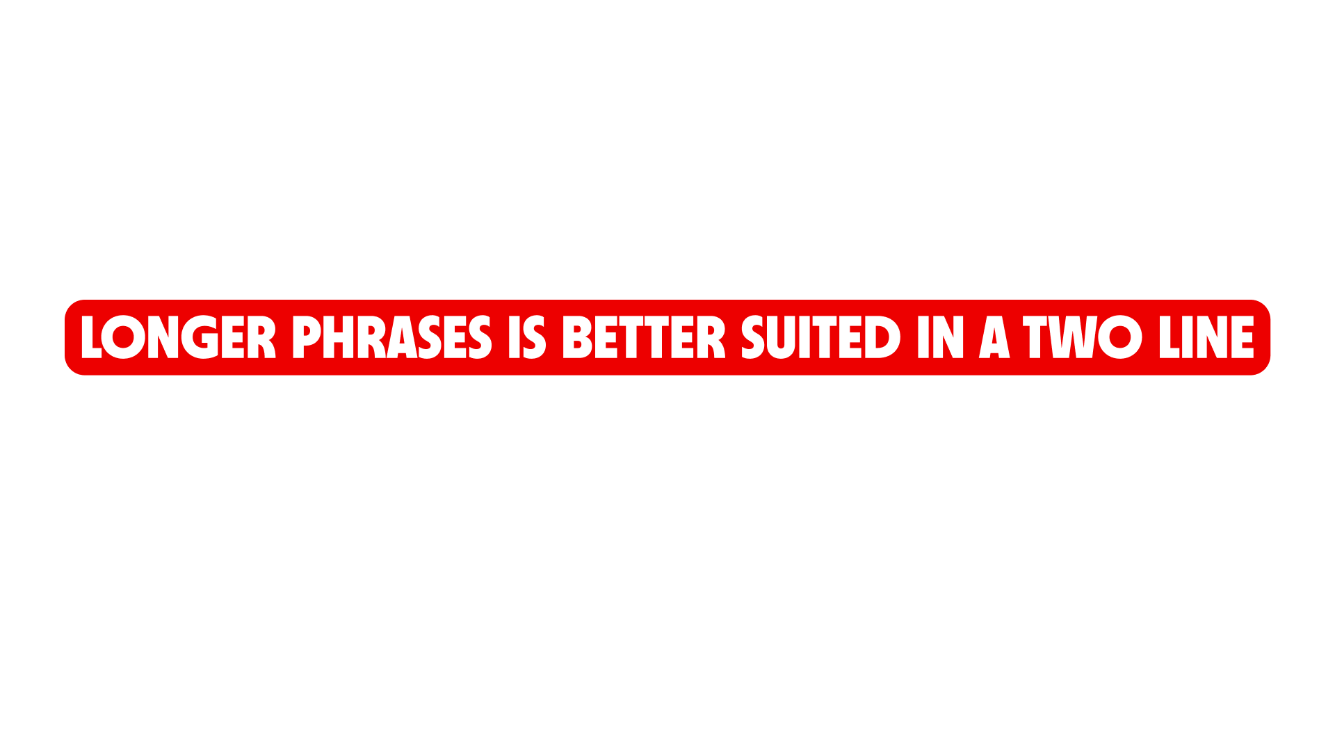 callout: Long labels — Avoid long or complex sentences that reduce scannability.