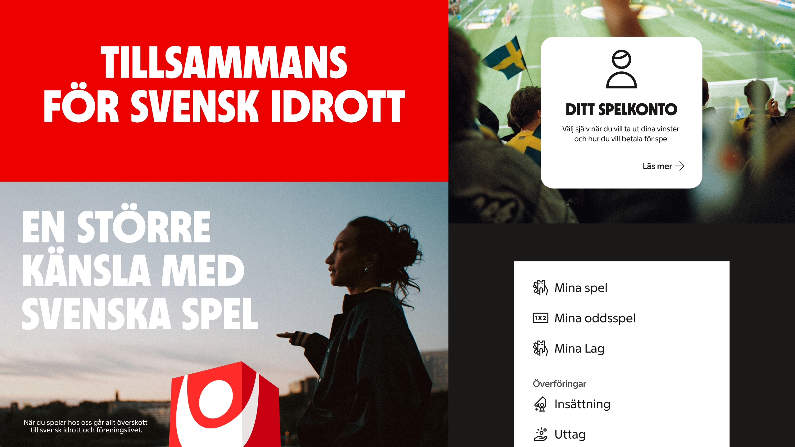 Svenska Spel typography hero