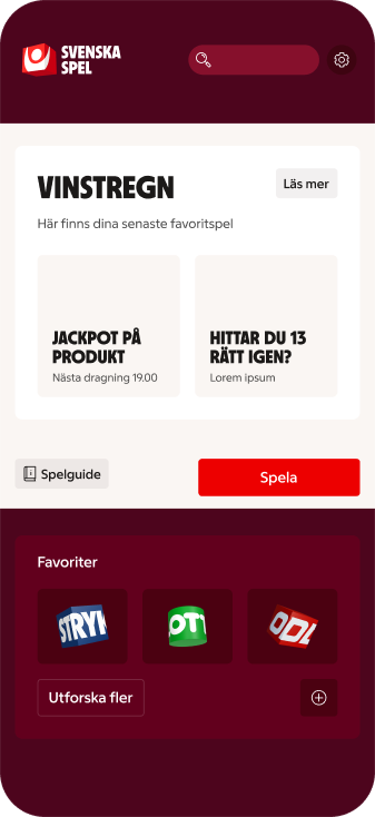 Example 1 of combined Light and Vibrant themes showing contrast and visual hierarchy in an interface