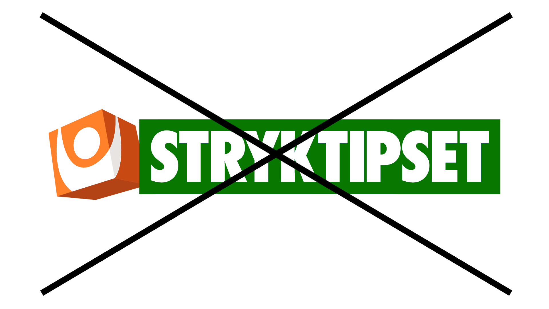 Stryktipset-logotyp med fel färg