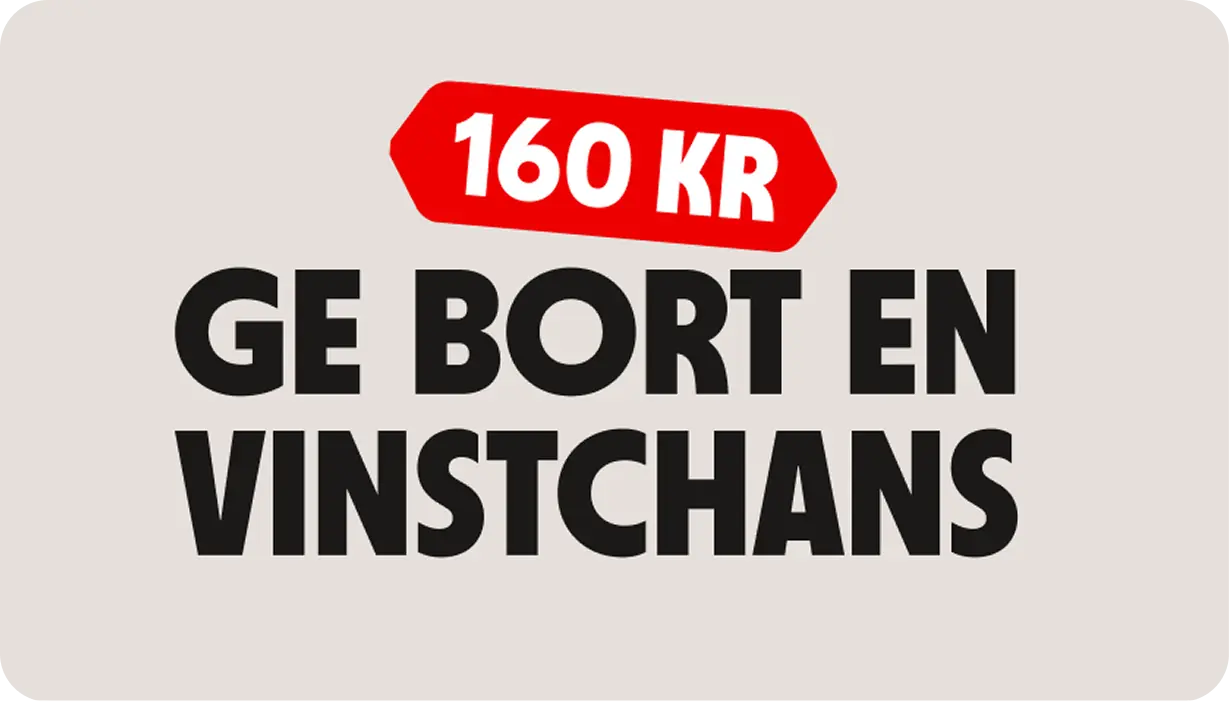 Kampanjbild för give away med formelement och prislappar