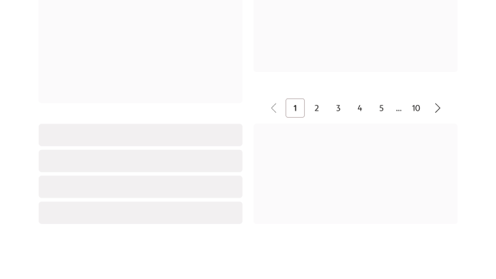 Pagination separated from the list by unrelated content