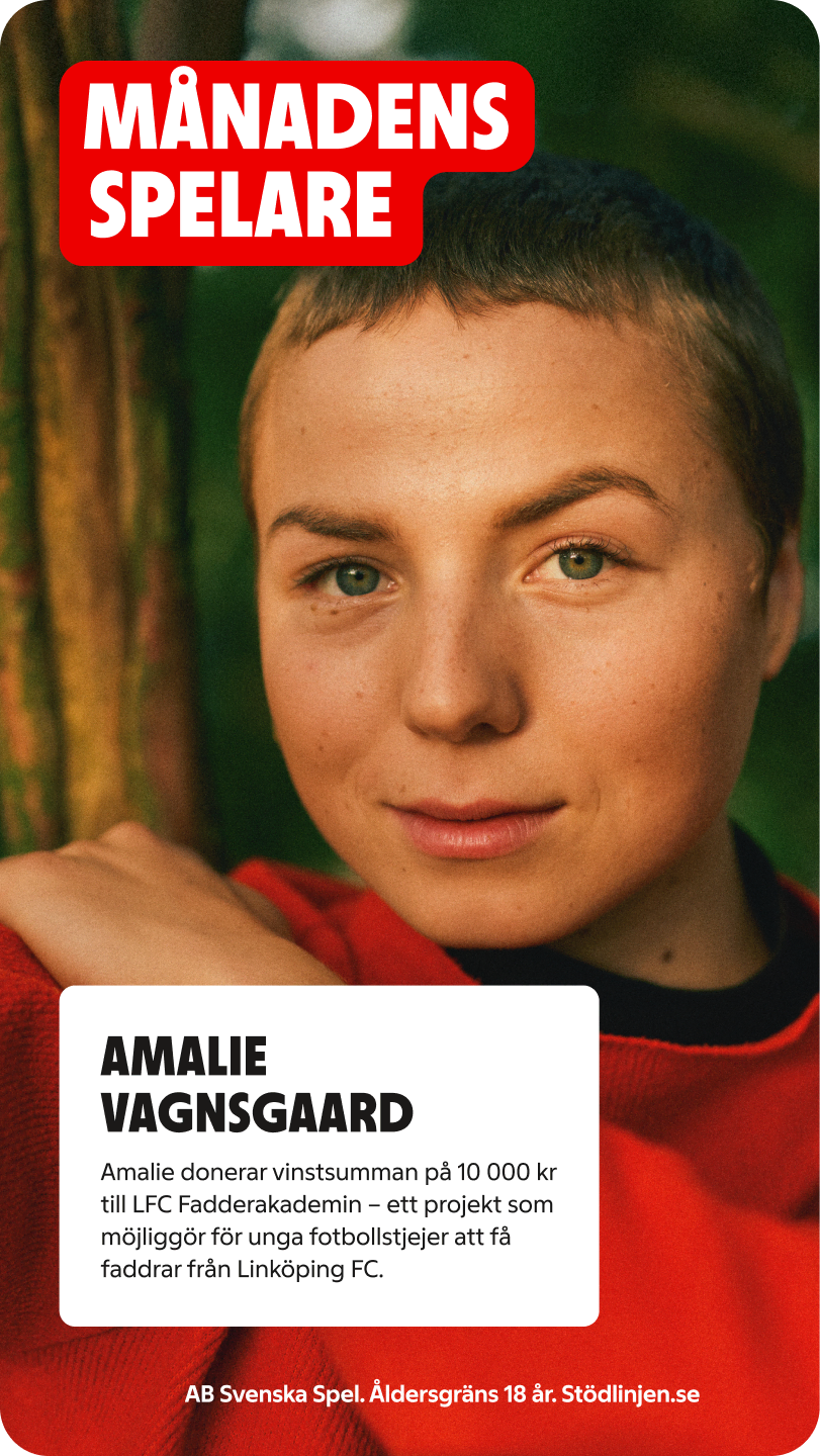 Månadens spelare presenterad i stående format