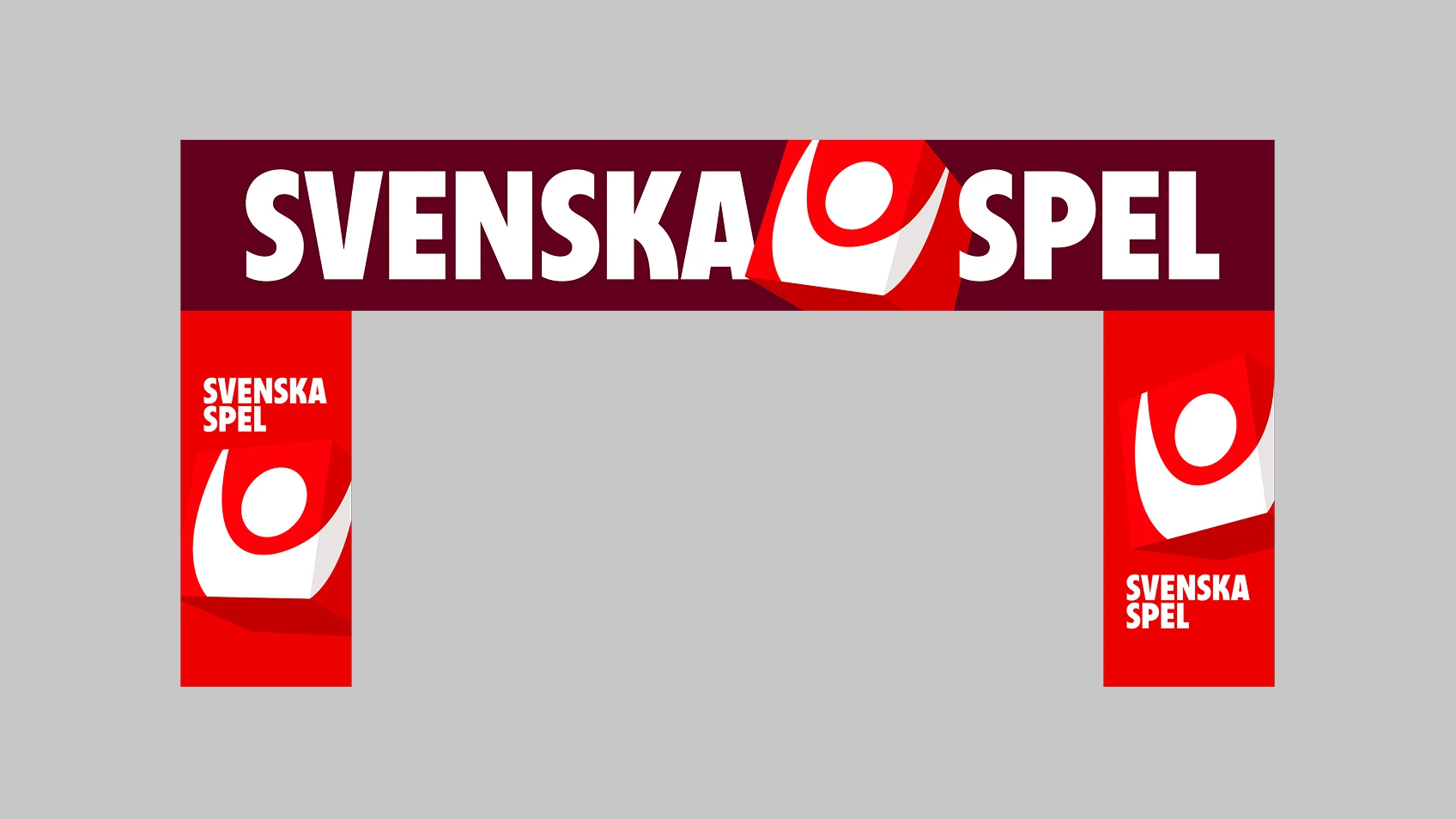 Uppblåsbar Svenska Spel-portal