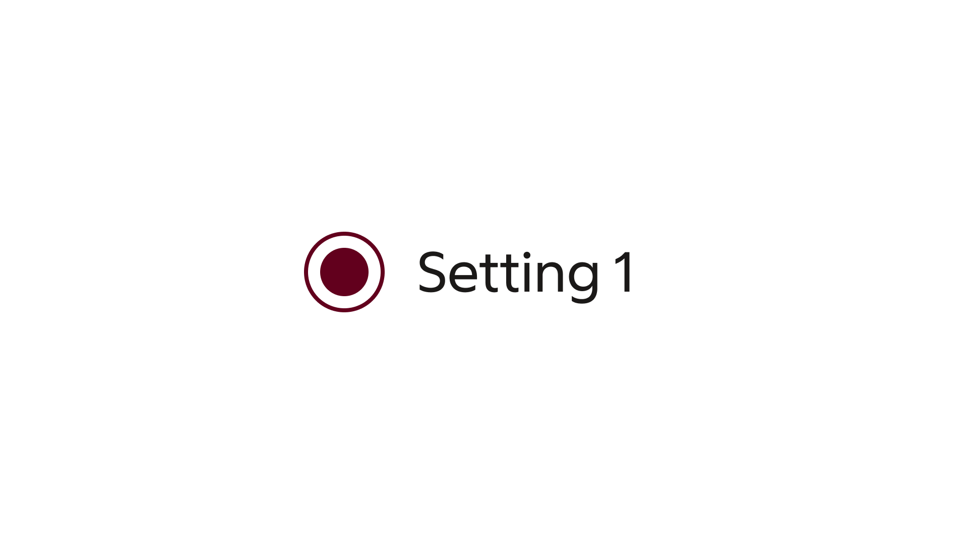 radio group: Text labels — The label should be short and concise.