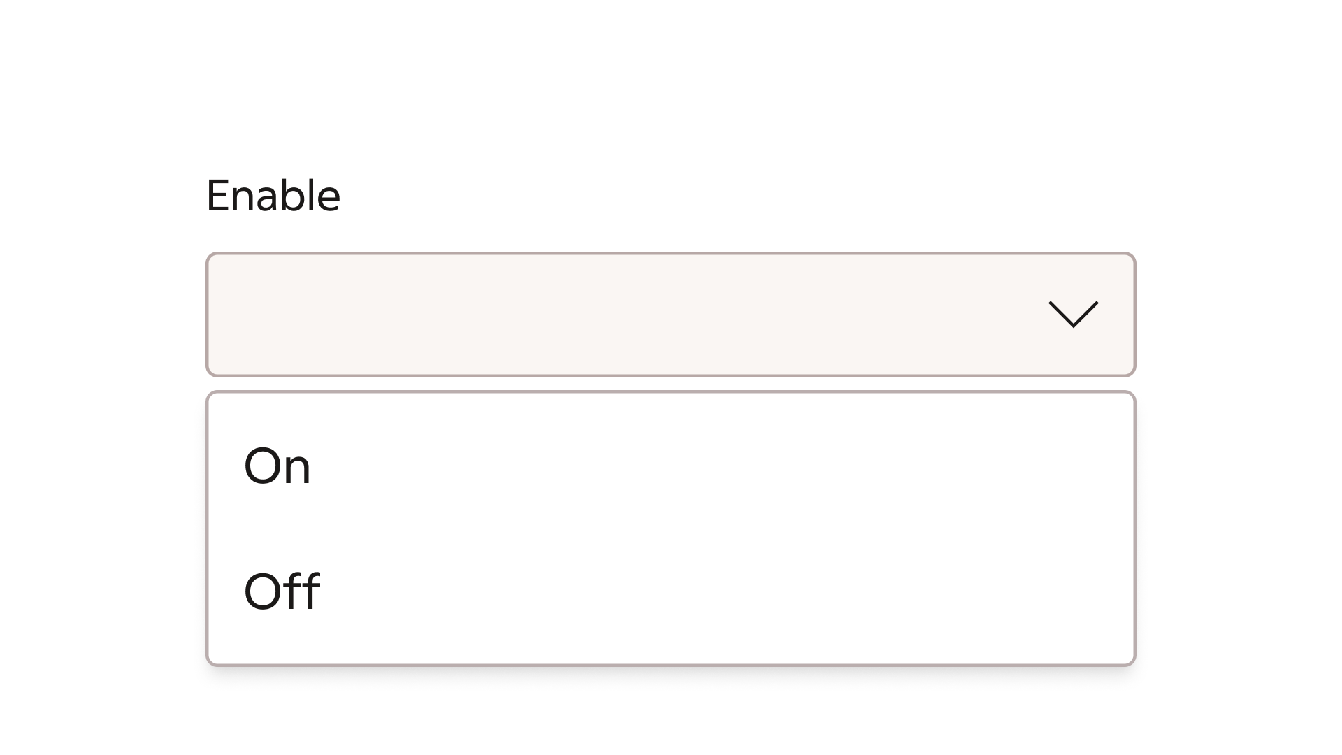 select: Use the appropriate component for the task — example 2