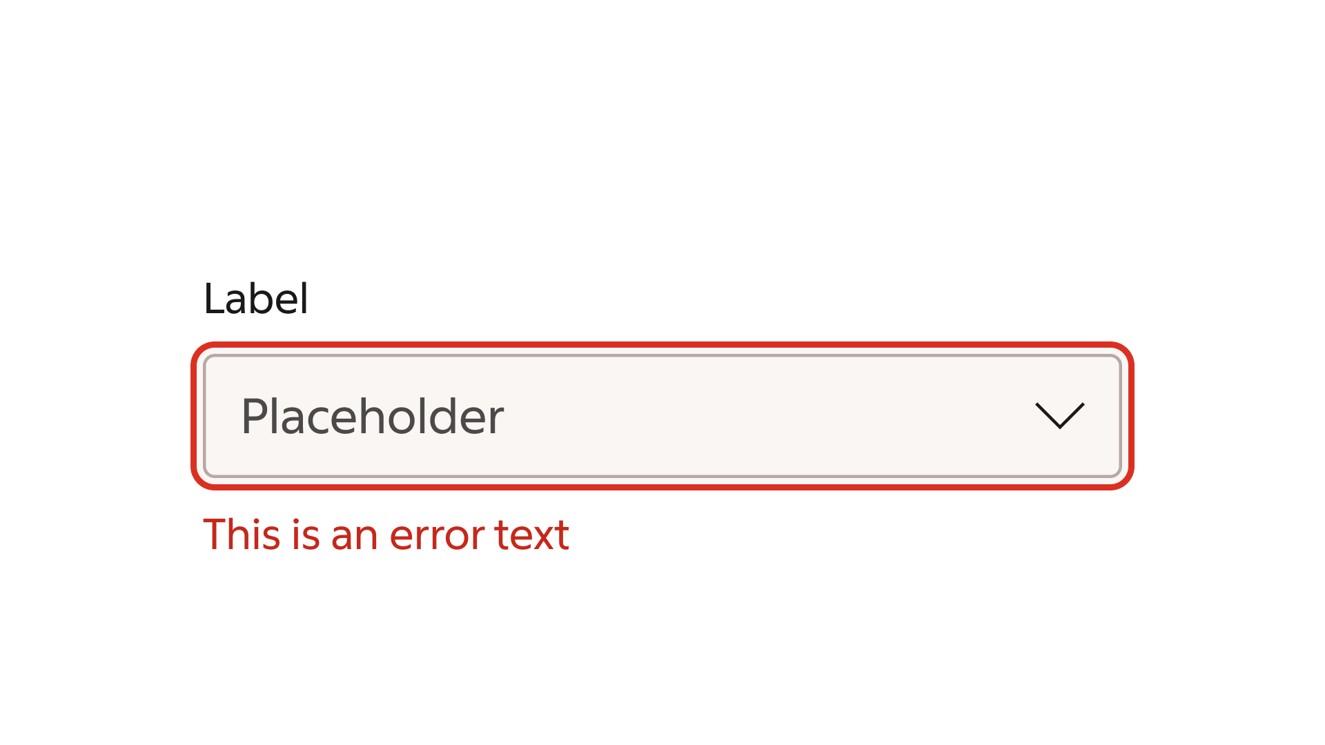 select: select — Error