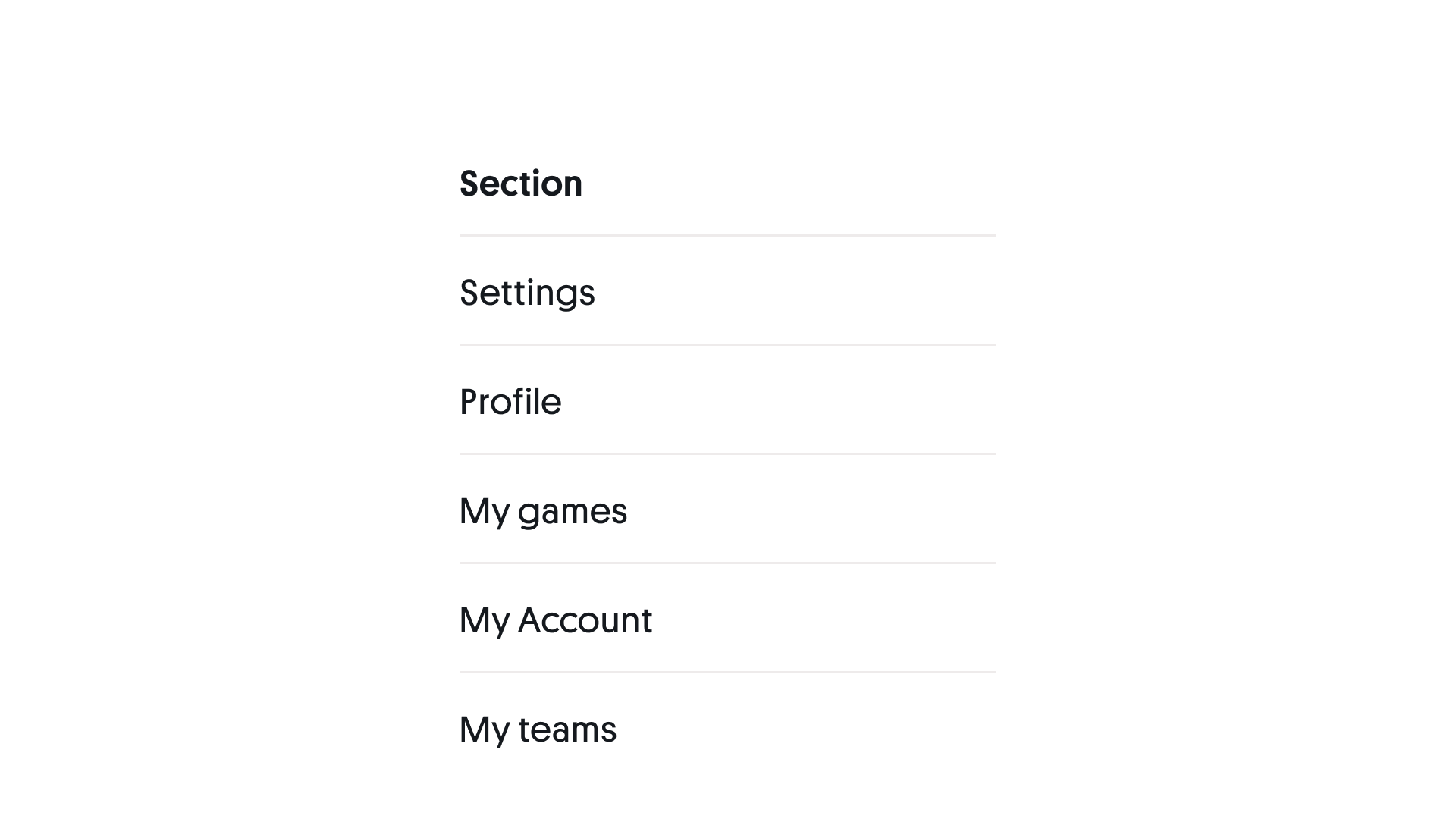 separator: Don’t overuse separators — Don’t overuse separators.