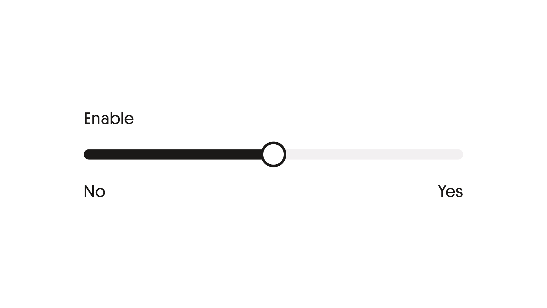 slider: Appropriate interaction pattern — Avoid sliders for interactions where there are more appropriate interaction patterns available.