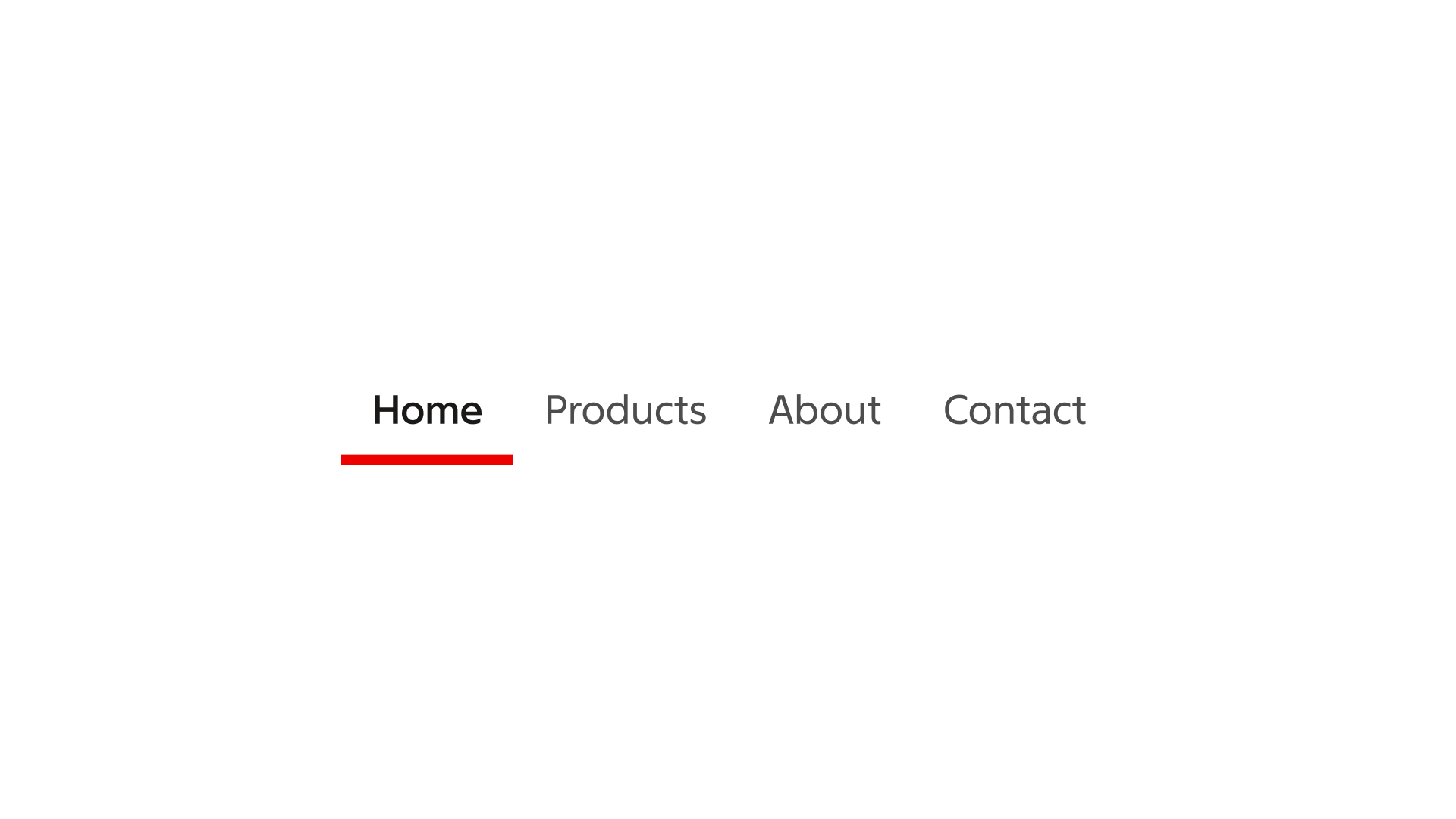 tabs menu: Content — Arrange menu links logically with concise labels.