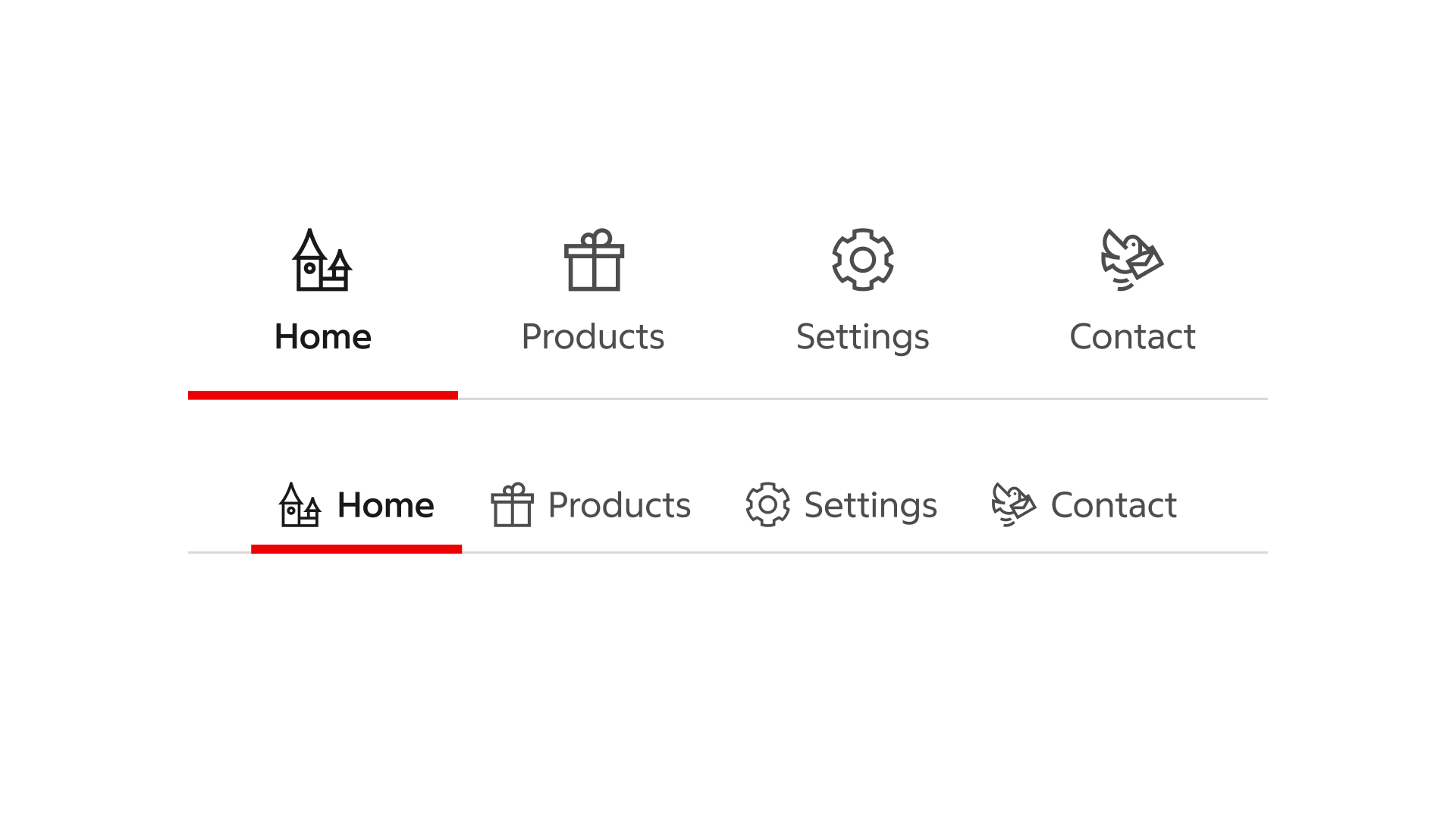 tabs menu: tabs-menu