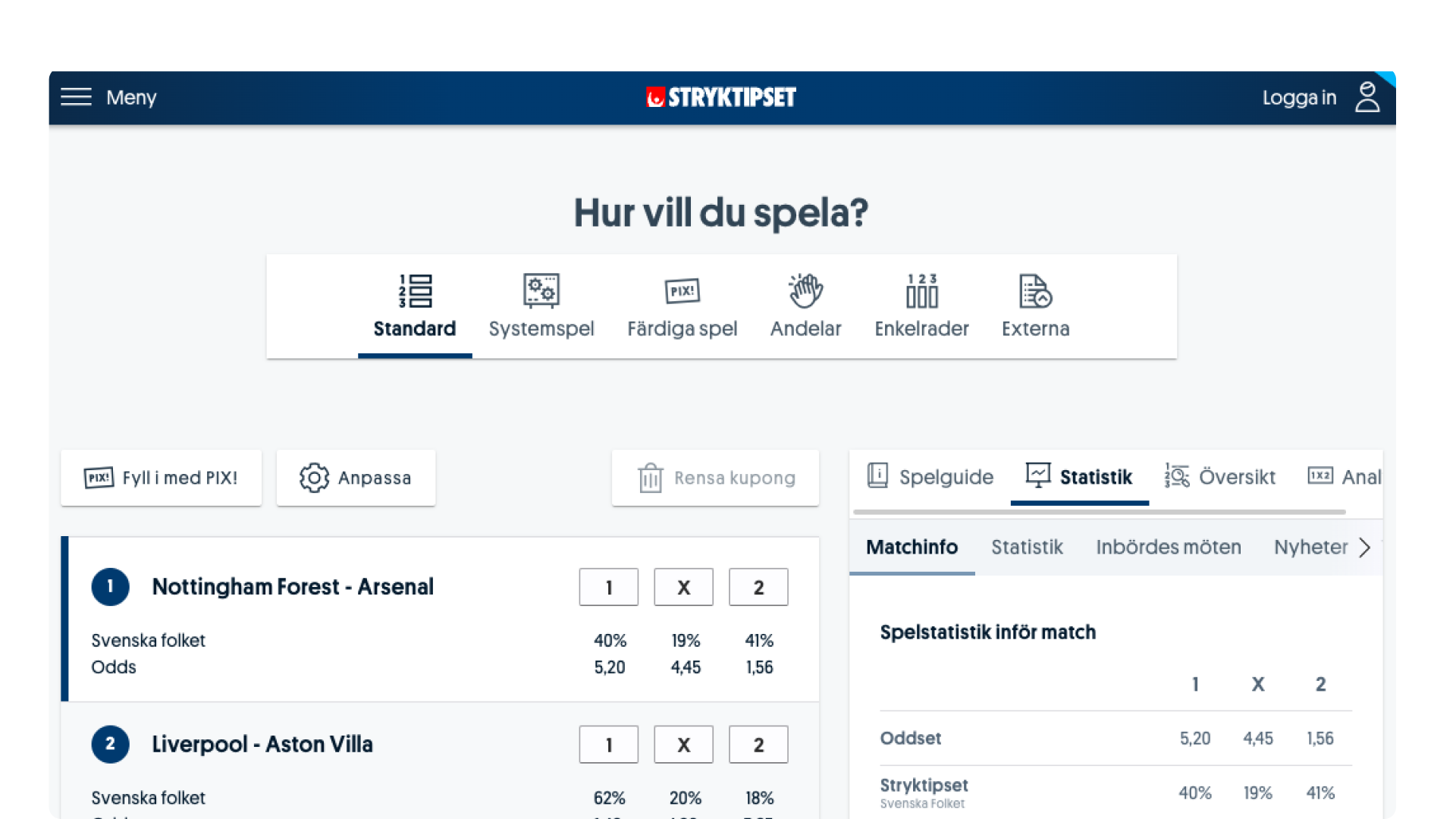 tabs menu: Navigation — Navigation within context