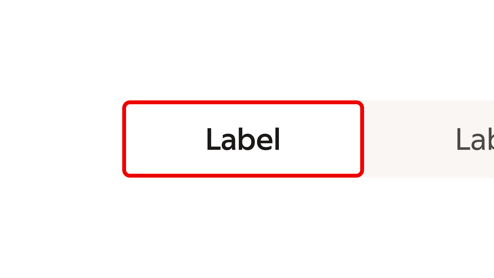 toggle group: Interaction states — Pressed