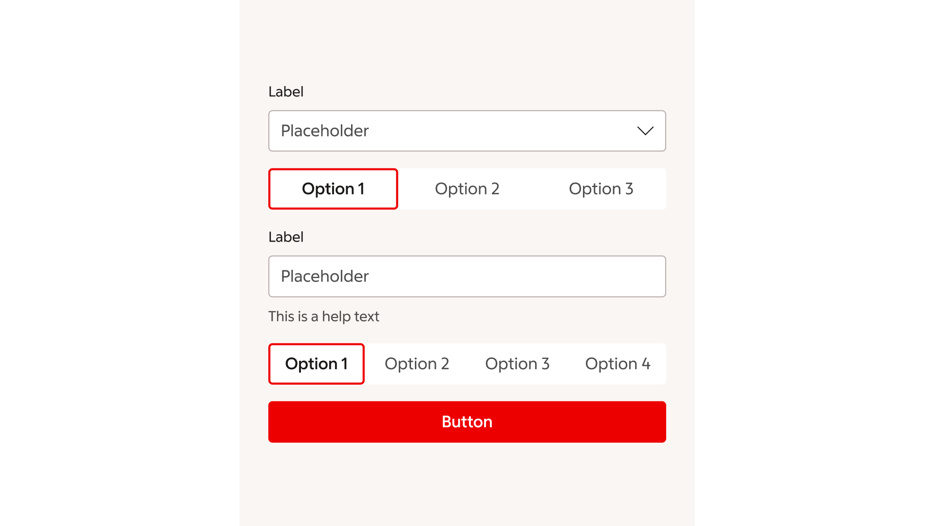 toggle group: Emphasis — Medium emphasis
