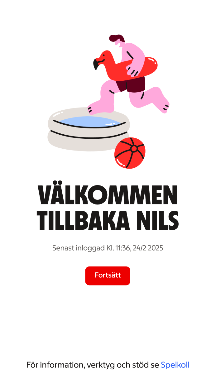 Illustration med temat Välkommen tillbaka
